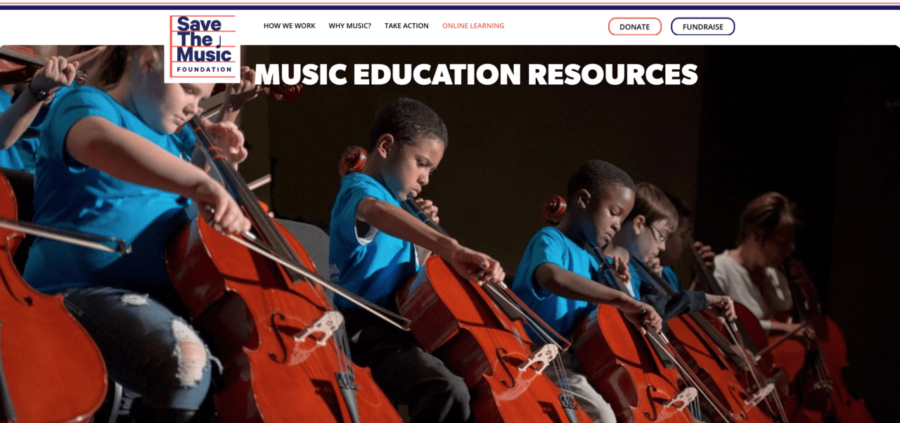 DON’T LET THE MUSIC STOP. HELP US KEEP MUSIC EDUCATION IN